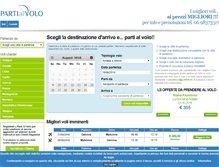 Tablet Screenshot of partialvolo.it